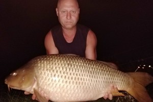 Karpfen, 97 cm, 19.2 kg, Teich Jaderny